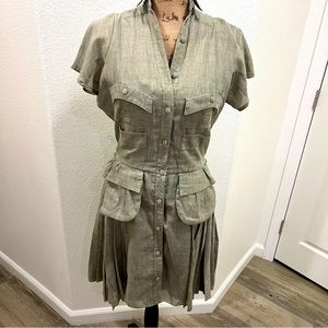 Byron Lars Chambray Dress M